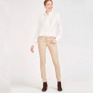 J. McLaughlin Hi-Waist Lexi Leopard Print